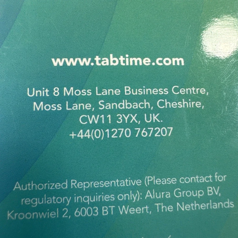 TabTime Timer Electronic Pill Reminder with 8 Alarms per Day Essential NIB